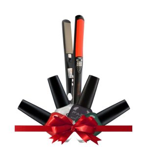 جراح سيراميك مملس الشعر 1001 مع طقم مناكير فابي اليوشن هدية