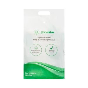 جلوبال ستار فوط استخدام مرة واحدة 100*50 عدد 50 حبه