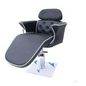 كرسي تجميل متعدد الاستخدامات ابيض واسود BX-3078