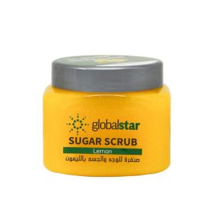 جلوبال ستار صنفرة السكر للوجة والجسم بالليمون 600 جرام